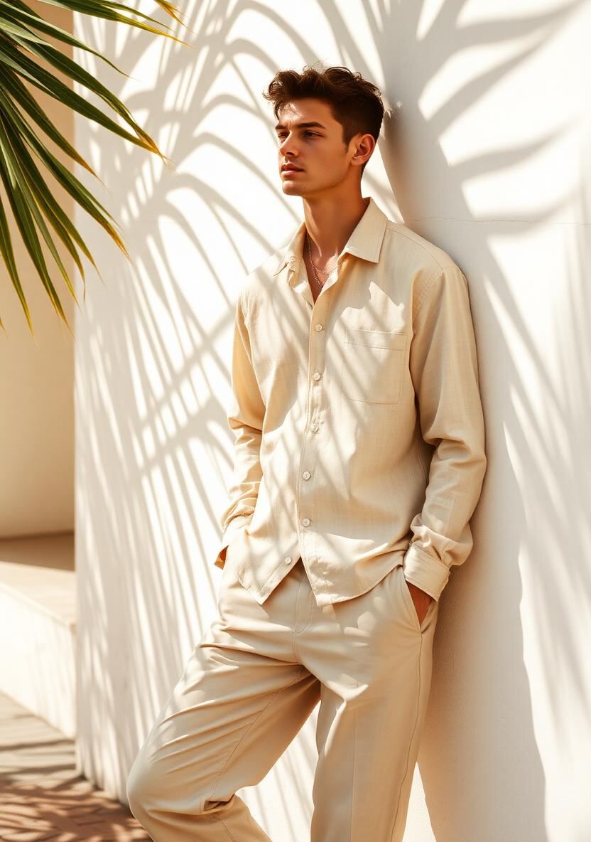 Look 01 — Palm Shadow